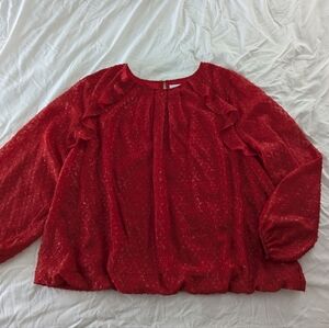 NWT Liz Claiborne Shimmering Blouse